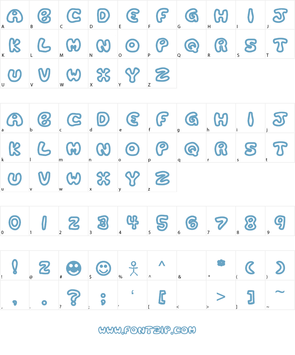 Plastic Tomato Font Character